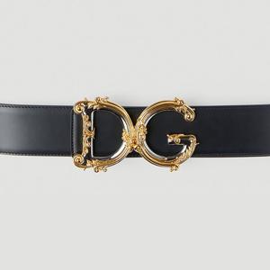 26 SS 돌체앤가바나 펀치 홀스 로고 장식 버클 벨트 BE1336 AZ831 80999