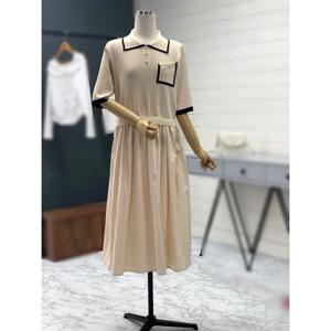 [애티쉬]카라 반팔 니트원피스 BOP1R746_OD