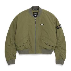 내셔널지오그래픽 여성 아나스 블루종 패딩 숏 점퍼 N244WPD020