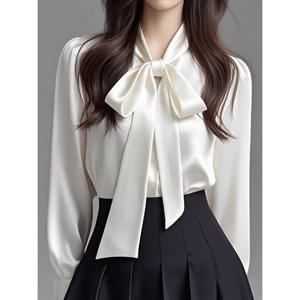 [예쎄][예쎄] 실크터치 리본타이 퍼프 블라우스 (S5SBL002A)