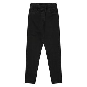 [소이][소이] 여아 기모 밴딩 데님 배기 팬츠 21W0260_BK