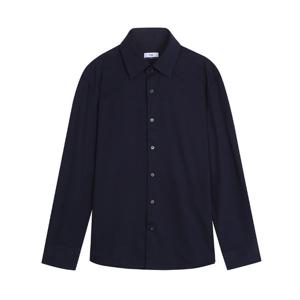 [지이크][F/W시즌] 면 혼방 솔리드 네이비 셔츠 (PFBAH5005)