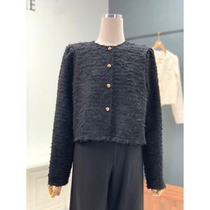 [애티쉬]애티쉬 깃털 트위드블라우스 BBS1R774