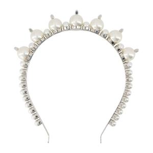 시몬로샤 티아라 진주 크리스탈 헤어 클립 HB440906 PEARL