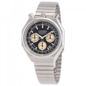 시티즌 츠노 크로노 그래프 쿼츠 블랙 다이알 남성 시계 AN3700-54E