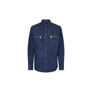 25 FW 디스퀘어드2 지퍼 포켓 바이커 셔츠 S74DM1009D30029 TP446663923