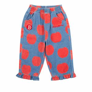 [베베드피노]올 오버 애플 베이비 러플 데님 팬츠_BP51DP256