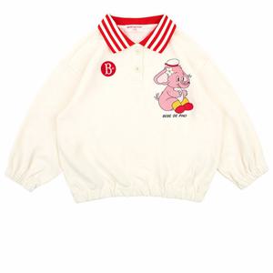 [베베드피노]핑크 엘리펀트 요꼬 포인트 스웨트셔츠_BP51MC329