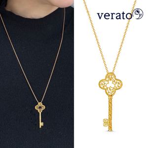 *설레이는봄특가*[GS BEST] 베라토 24K순금 로열 골드 열쇠 롱 목걸이 1.875g