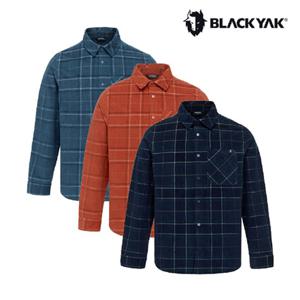 블랙야크 남성 코듀로이 체크 셔츠 1 1BYYSFU003