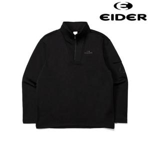 아이더 (DMW23204_Z1) COMMODORE (코모도르) 남성 짚업 티셔츠 (Black)