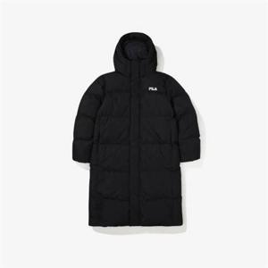 휠라 후드 다운 롱패딩자켓 FS2DJF4104X_BLK 258423
