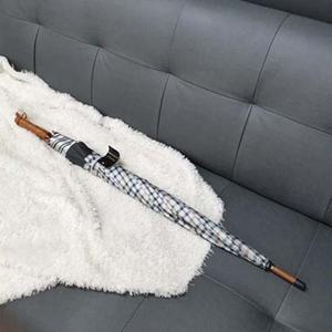 튼튼한 모던 패션 체크 실버 고급 골프 자동 장우산