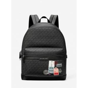 마이클코어스 쿠퍼 임벨리시드 백팩 미디엄 - MK 시그니처 37R6LCOB2B1 블랙