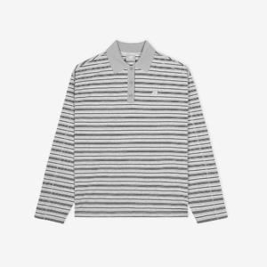 뉴발란스 W 스트라이프 폴로 카라 긴팔티 B1 NBNFG2W312 16 29 51