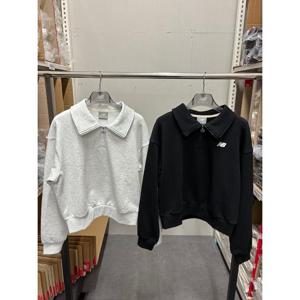 뉴발란스 UNI W 에센셜 논기모 반집업 맨투맨 BB NBNCGCW202 16 19