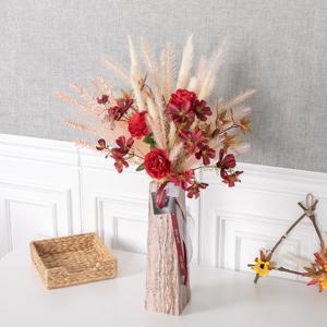 대형 코스모스 조화 화병 팜파스 set 80cm (DIY) 인테리어 꽃 테이블 행사 장식 소품