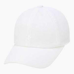 데상트골프모자 VQA DR12WFCP12-BWTG 여성 기본 리본 탈부착 볼캡 Bright White