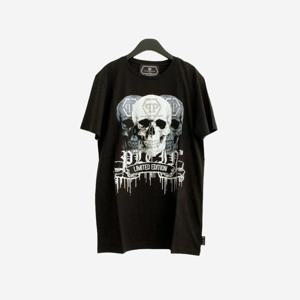 필립플레인 남성 반팔 티셔츠 블랙 MTK3672 PJY002N 02 (B-6)