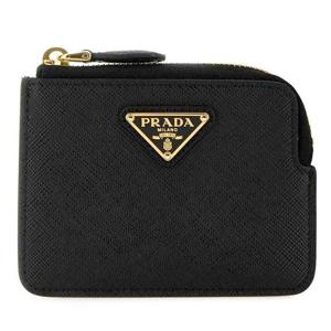 24FW 프라다 사피아노 지퍼 카드지갑 블랙 1MB047 QHH F0002