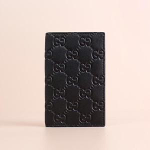 구찌 G시마 엠블럼 남성 플랩 카드지갑 블랙 850183 AAFDV 1000
