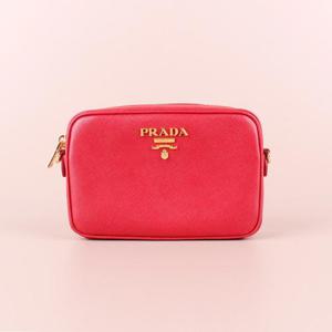 프라다 사피아노 미니 크로스 카메라백 레드 1BH036 NZV F068Z
