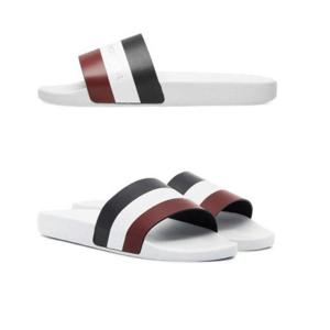 몽클레어 스트라이프 슬라이더 샌들 E1 09A 2020500