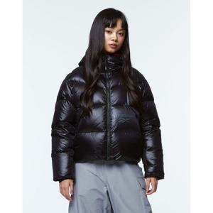 리복  펌프 크롭 다운 자켓 - 블랙 REJU3FD52BK