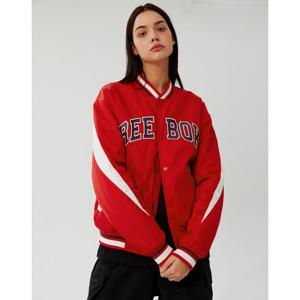 리복  리버시블 경량 바시티 자켓 - 레드 REJU3FP53R2