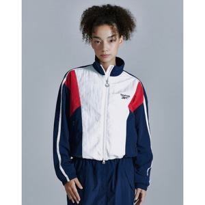 리복 24FW 라이벌 크롭 윈드 브레이커 (W) - 화이트 REJU4FJ13OW