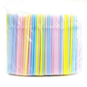 자바라 스트로우(파스텔) 21cm 1봉(500개)/주름 빨대