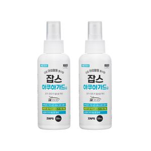 휴대용 기피제 잡스 아쿠아가드액 120ml 2세트 모기 진드기 파리 퇴치제 여행용