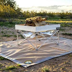 캠핑 방염 매트 화로대 받침대 방열시트 소방포 방염포 그릴 깔개 (L)