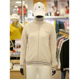 루이까스텔 세이브존03 여성 골프 가을 겨울 방풍 풀집업 카라 울 니트 AQ7LESW002A