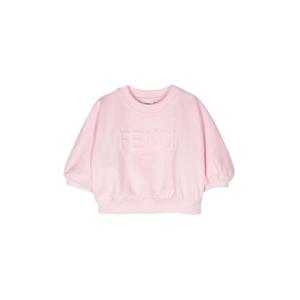 펜디 여아 연핑크 스웨트셔츠 JFH144K_5V0F0QE5