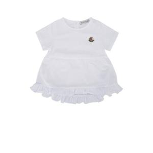 몽클레어 주니어 키즈 화이트 원피스 8M0001289AUM F05