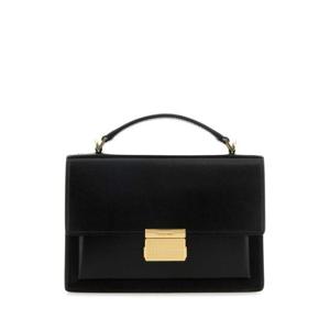 골든구스 여성 블랙 레더 탑 핸들백 GWA00467A000565 90100