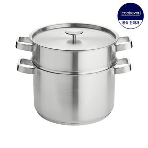 쿡에버 럭스 인덕션 스텐 파스타 냄비 세트 24cm