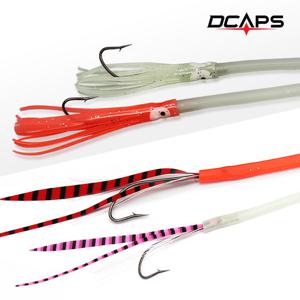 디캡스 15cm 장축광 갈치바늘 틴셀 롱스커트 꼴뚜기 갈치채비
