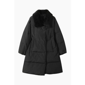 [백화점][시슬리]하이디 카라 롱 패딩 SAPD40561