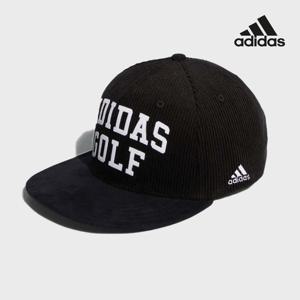 아디다스골프 남성 코듀로이 플랫 캡 블랙 HC3794
