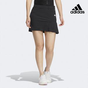 아디다스골프 여성 옆 주름 스트레치 스커트 블랙 HS6986