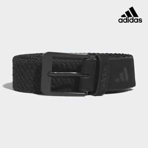 아디다스골프 남성 브레이디드 스트레치 벨트 블랙 HS5560
