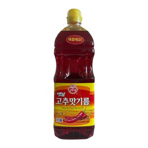 오뚜기 옛날 고추맛기름 1.5L 9개