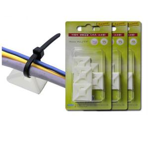 전선 케이블 마운트 타이 고정용 마운트 15개