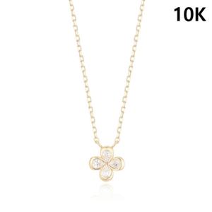 로이드 10K 럭키 행운클로버스톤 목걸이 LNT24004T