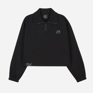 [클라이드]여성 3컬러 바스키아 반집업 맨투맨 티셔츠 (FODTS981F)