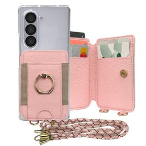 하이온 갤럭시 Z폴드6 케이스 이지홀드 카드수납 투명 하드