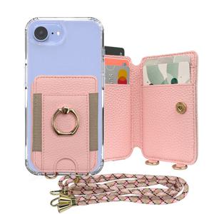 하이온 아이폰16E 케이스 이지홀드 카드수납 투명 하드