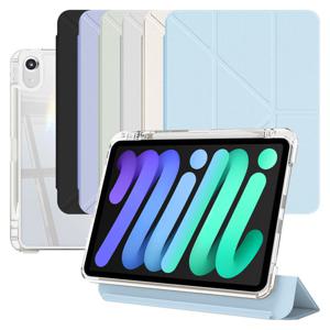 아이패드미니7 미니6 A17 Pro 세로거치 분리형 투명 Y형 슬라이드 스마트 커버 케이스 MW-73